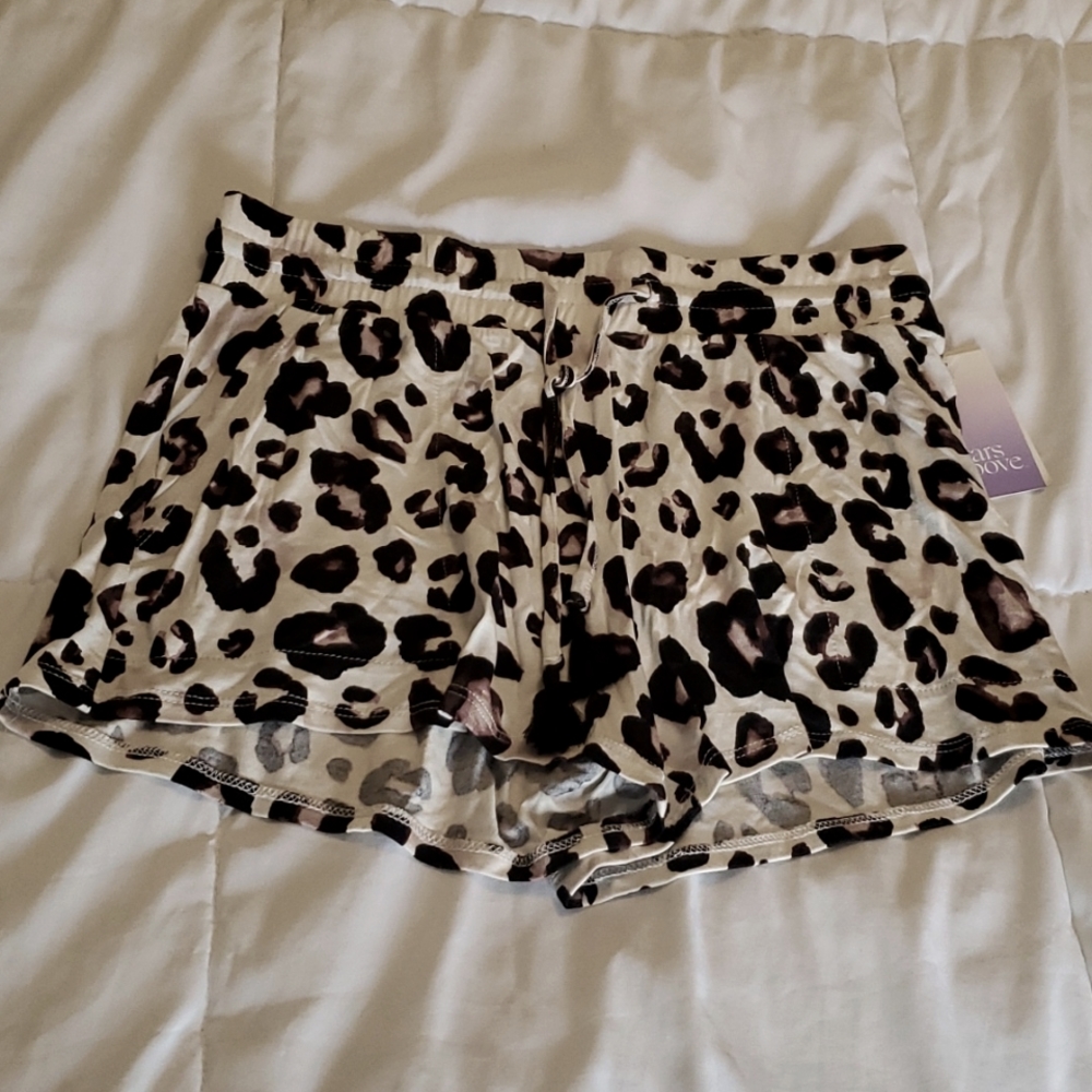 Cheetah print shorts